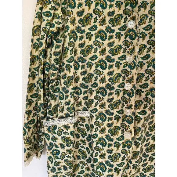 Vintage Boho Paisley Shift Dress - Picture 6 of 7